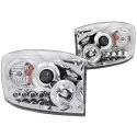Dodge RAM 1500 2006-2008 Projector Headlights w/ Halo Chrome ANZO
