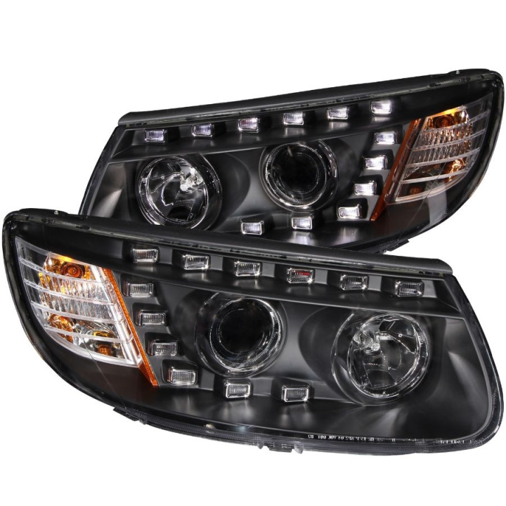 Hyundai Santa Fe 2007-2007 Projector Headlights w/ LED Black ANZO in the group Select car model / Hyundai / Santa Fe at DDESIGN Scandinavia AB (anz111237-3145)