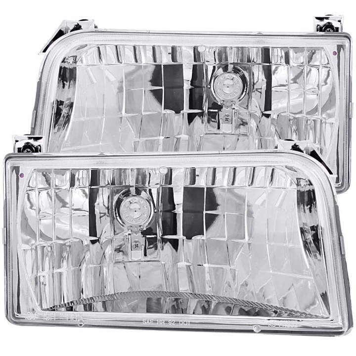 FORD Bronco 1992-1996 Crystal Headlights Chrome ANZO in the group Select car model / Ford / Other models & Engines at DDESIGN Scandinavia AB (anz111247-1279)