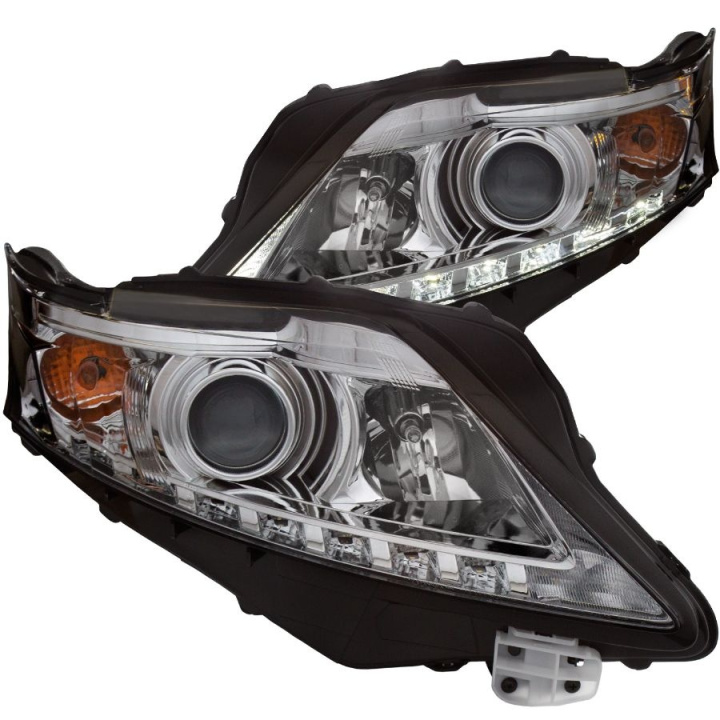 Lexus RX350 2010-2012 Projector Headlights w/ U-Bar Chrome ANZO in the group Select car model at DDESIGN Scandinavia AB (anz111323-3327)