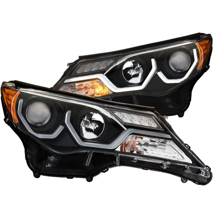 Toyota RAV4 2013-2015 Projector Headlights w/ Plank Style Design Black ANZO in the group Select car model / Toyota / Rav4 1994+ at DDESIGN Scandinavia AB (anz111332-3158)