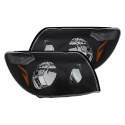 Toyota 4 Runner 2003-2005 Crystal Headlights Black ANZO