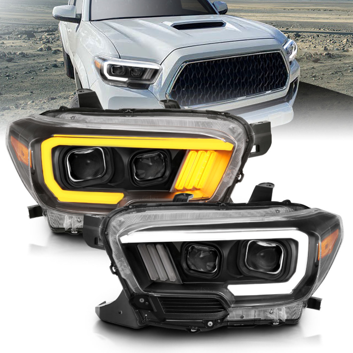 Toyota Tacoma 2016-2023 Projector Headlights ANZO in the group Select car model / Toyota / Tacoma / Styling at DDESIGN Scandinavia AB (anz111396)