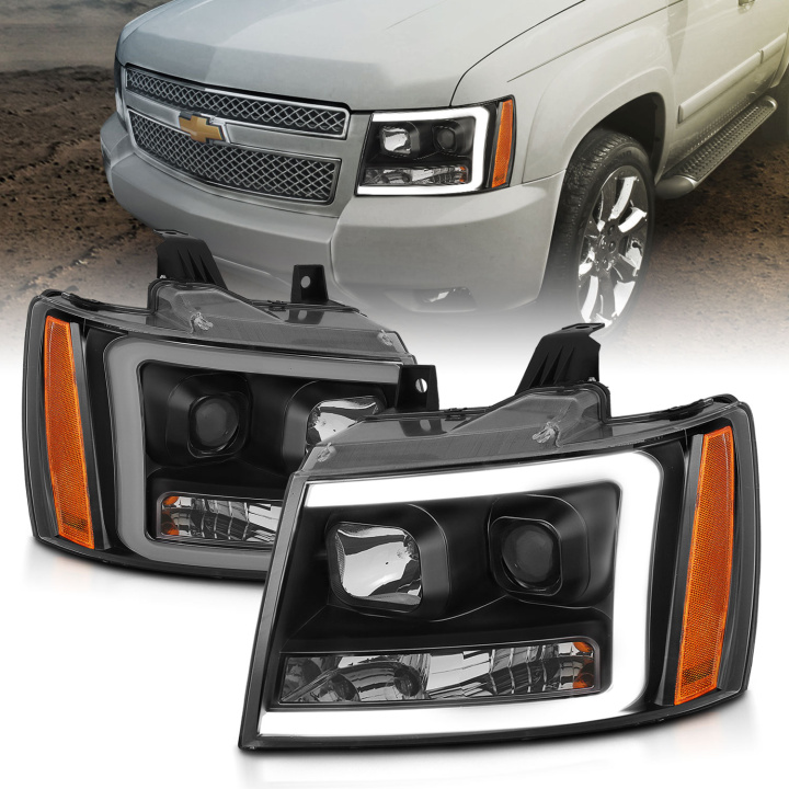 Chevrolet Avalanche / Suburban / Tahoe 2007-2014 Projector Headlights ANZO in the group Select car model / Chevrolet / Suburban 1500 / Styling at DDESIGN Scandinavia AB (anz111402)