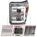 Ford F 250 / 350 / 450 2011-2016 Projector Headlights  ANZO