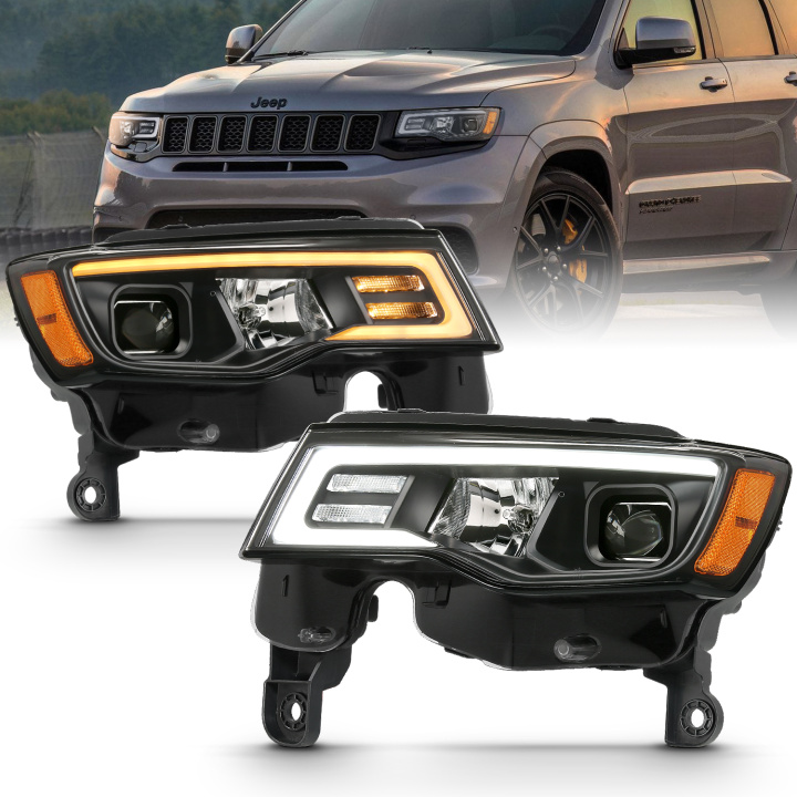 Jeep Grand Cherokee 2017-2022 Projector Headlights ANZO in the group Select car model at DDESIGN Scandinavia AB (anz111418)