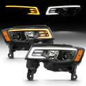 Jeep Grand Cherokee 2017-2022 Projector Headlights  ANZO