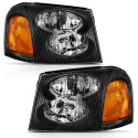 GMC Envoy 2002-2009 Crystal Headlights ANZO