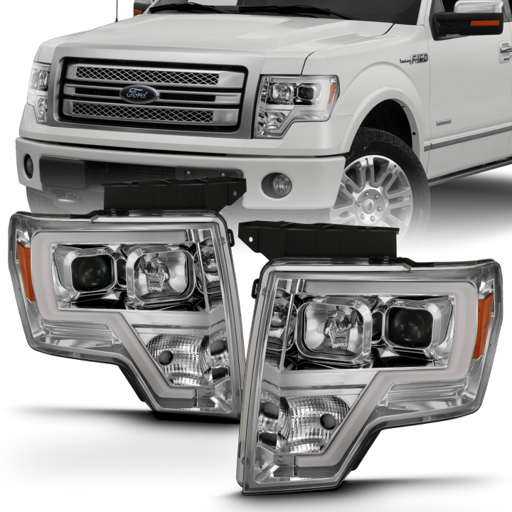 Ford F 150 2009-2014 Projector Headlights ANZO in the group Select car model at DDESIGN Scandinavia AB (anz111444)