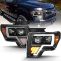 Ford F 150 2009-2014 Projector Headlights  ANZO