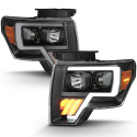 Ford F 150 2009-2014 Projector Headlights  ANZO