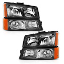 Chevrolet Silverado 2003-2006 Crystal Headlights ANZO