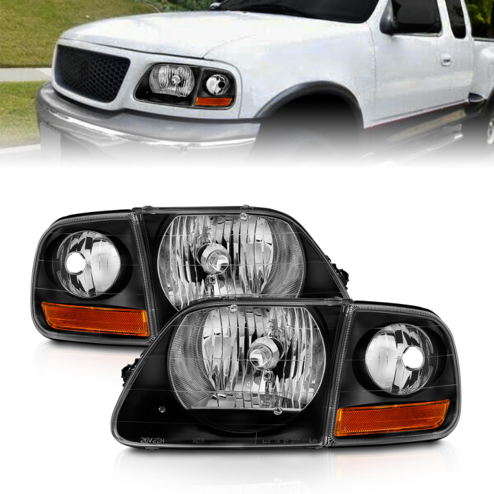 Ford F150 1997-2003 Crystal Headlights ANZO in the group Select car model at DDESIGN Scandinavia AB (anz111460)
