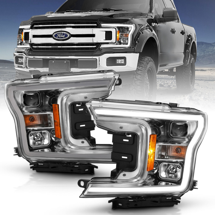 Ford F 150 2018-2020 Projector Headlights ANZO in the group Select car model at DDESIGN Scandinavia AB (anz111468)