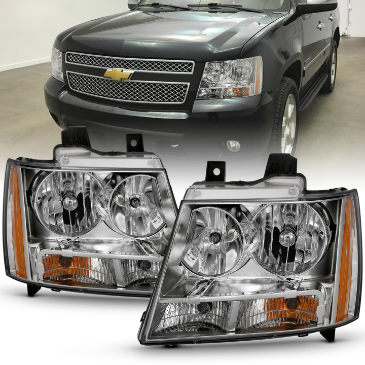 Chevrolet Avalanche / Suburban / Tahoe 2007-2014 Crystal Headlights ANZO in the group Select car model at DDESIGN Scandinavia AB (anz111475)