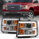 GMC Sierra 1500 / 2500HD / 3500HD 2007-2014 Projector Headlights  ANZO