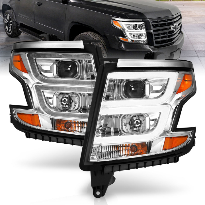 Chevrolet Suburban / Tahoe 2015-2020 Projector Headlights ANZO in the group Select car model at DDESIGN Scandinavia AB (anz111493)