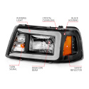 Ford Ranger 2001-2011 Crystal Headlights ANZO
