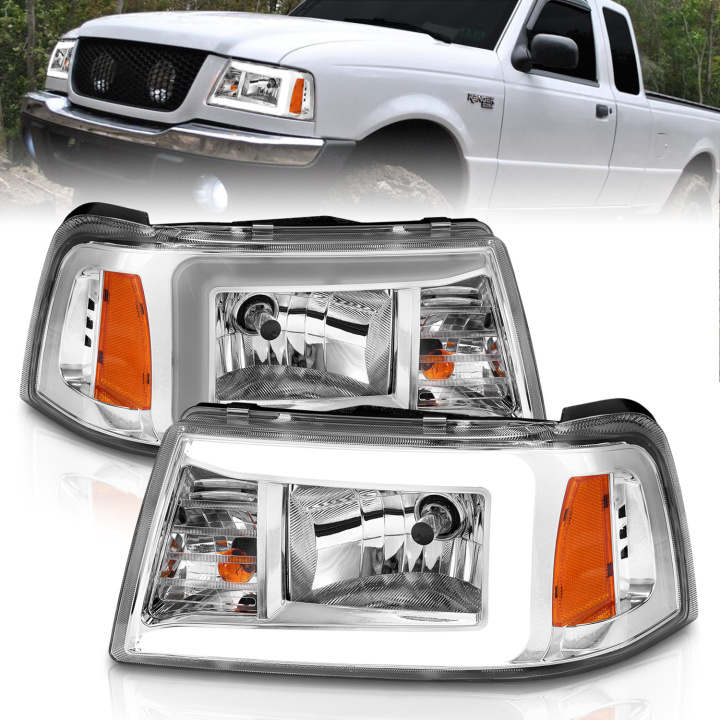 Ford Ranger 2001-2011 Crystal Headlights ANZO in the group Select car model at DDESIGN Scandinavia AB (anz111512)