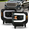 GMC Sierra 1500 / 2500HD / 3500HD 2014-2019 Projector Headlights ANZO