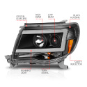 Toyota Tacoma 2005-2011 Projector Headlights ANZO