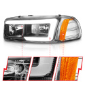GMC Sierra 1500 / Classic2007 / 2500 / 3500 / Denali / Yukon Denali / Xl 1999-2007 Crystal Headlights ANZO