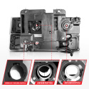 Chevrolet Blazer Full / C1500 / C2500 / C3500 / K1500 / K2500 / K3500 / Suburban / Tahoe 1992-2000 Crystal Headlights ANZO