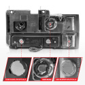 Chevrolet Blazer Full / C1500 / C2500 / C3500 / K1500 / K2500 / K3500 / Suburban / Tahoe 1992-2000 Crystal Headlights ANZO