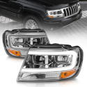 Jeep Grand Cherokee 1999-2004 Crystal Headlights ANZO