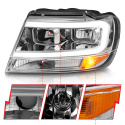 Jeep Grand Cherokee 1999-2004 Crystal Headlights ANZO