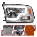 Dodge Ram 1500 / 2500 / 3500 2009-2023 LED Crystal Headlights ANZO