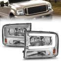 Ford Excursion / F 250 / 350 / 450 1999-2004 Crystal Headlights ANZO