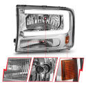 Ford Excursion / F 250 / 350 / 450 1999-2004 Crystal Headlights ANZO