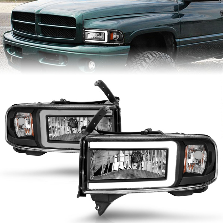 Dodge Ram 1500 / 2500 / 3500 1994-2002 Crystal Headlights ANZO in the group Select car model at DDESIGN Scandinavia AB (anz111554)