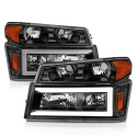 Chevrolet Colorado / GMC Canyon / Isuzu I Series 2004-2012 Crystal Headlights ANZO