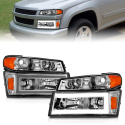 Chevrolet Colorado / GMC Canyon / Isuzu I Series 2004-2012 Crystal Headlights ANZO