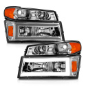 Chevrolet Colorado / GMC Canyon / Isuzu I Series 2004-2012 Crystal Headlights ANZO