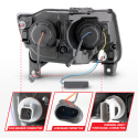 Jeep Grand Cherokee 2011-2013 Projector Headlights  ANZO