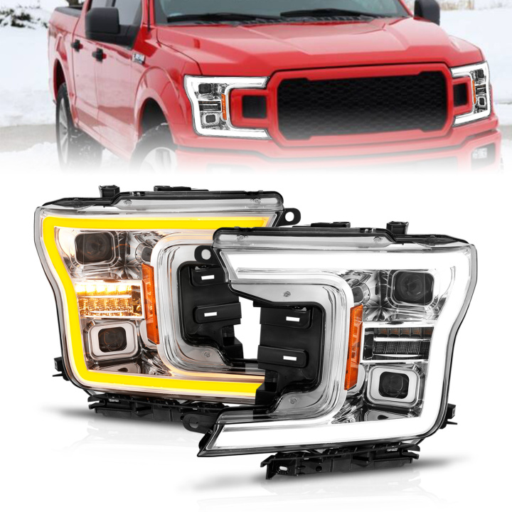 Ford F 150 2018-2020 LED Projector Headlights ANZO in the group Select car model at DDESIGN Scandinavia AB (anz111571)