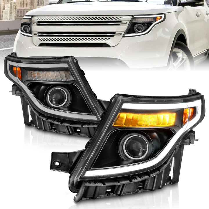 Ford Explorer 2011-2015 Projector Headlights ANZO in the group Select car model at DDESIGN Scandinavia AB (anz111575)