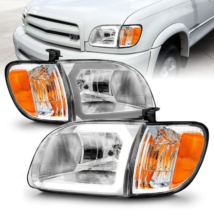 Toyota Tundra 2000-2004 Crystal Headlights ANZO in the group Select car model at DDESIGN Scandinavia AB (anz111580)