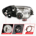 Toyota Tundra 2000-2004 Crystal Headlights ANZO