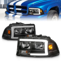 Dodge Dakota / Durango 1997-2004 Crystal Headlights ANZO