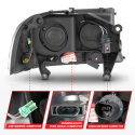 Dodge Dakota / Durango 1997-2004 Crystal Headlights ANZO