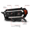 Toyota 4Runner 2010-2013 Projector Headlights  ANZO