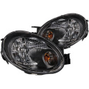 Dodge NEON 2003-2005 does not fit SRT4 Crystal Headlights Black ANZO
