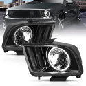 Ford Mustang 2005-2009 Crystal Headlights ANZO