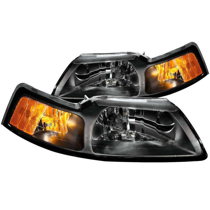 Ford Mustang 1999-2004 Crystal Headlights ANZO in the group Select car model at DDESIGN Scandinavia AB (anz121040)