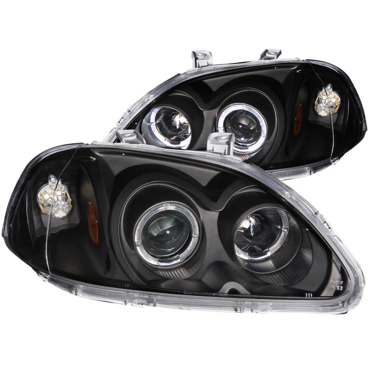 Honda Civic 1996-1998 Projector Headlights ANZO in the group Select car model / Honda / Civic EJ-EK-EM 96-00 / Styling at DDESIGN Scandinavia AB (anz121068)