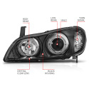 Infiniti I30 / I35 2000-2004 Projector Headlights  ANZO